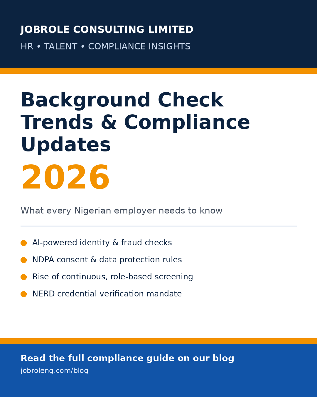 Background check trends and compliance updates 2026